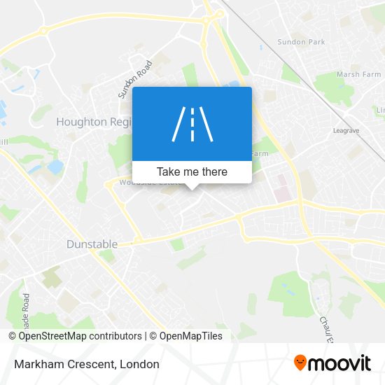 Markham Crescent map