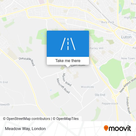 Meadow Way map