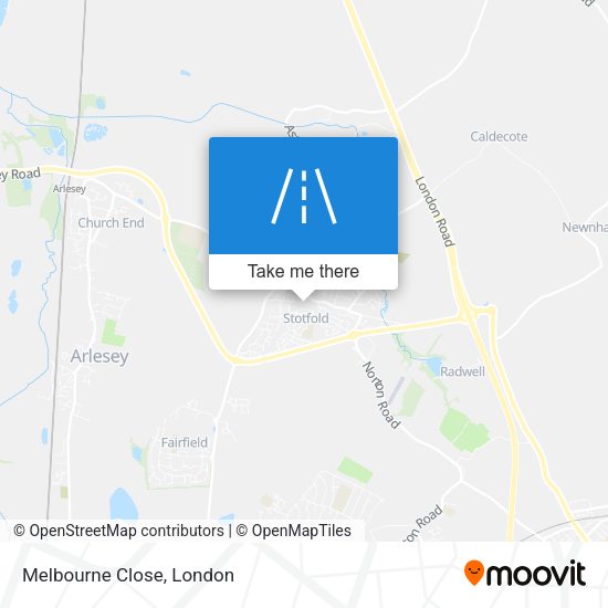 Melbourne Close map