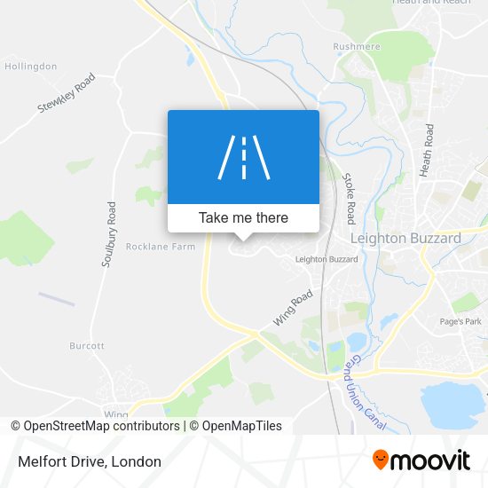 Melfort Drive map