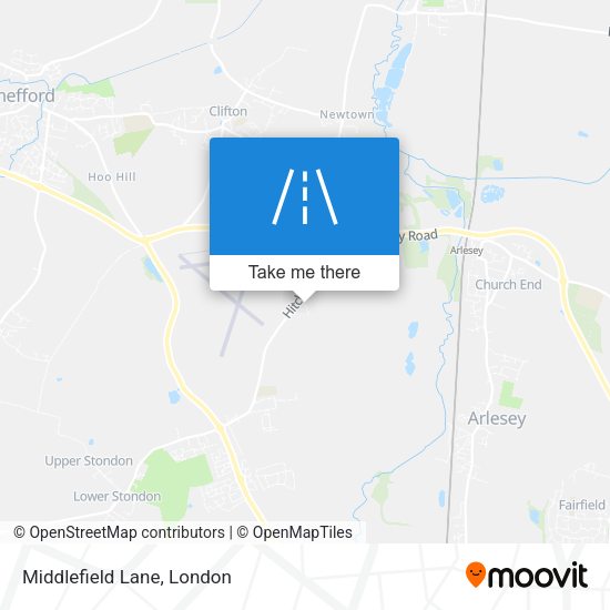 Middlefield Lane map