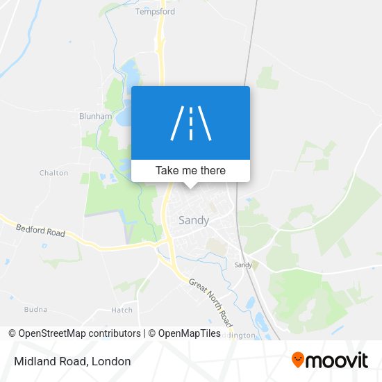 Midland Road map