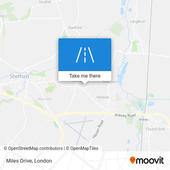Miles Drive map