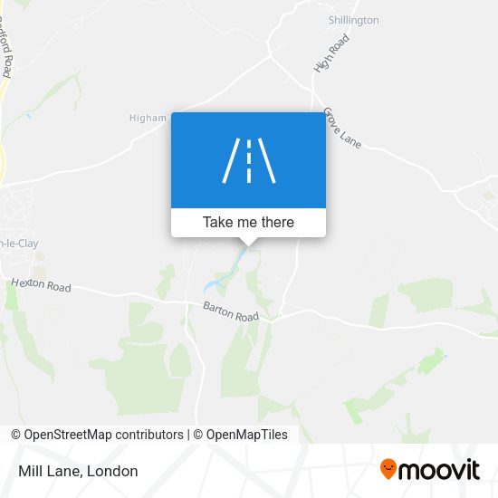 Mill Lane map