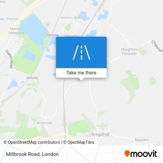 Millbrook Road map
