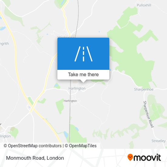 Monmouth Road map