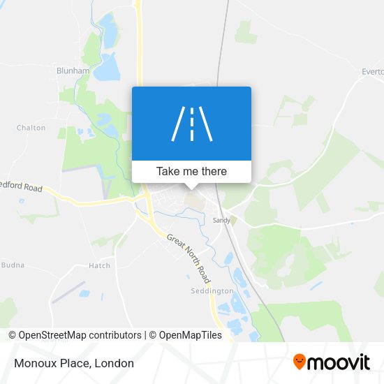 Monoux Place map
