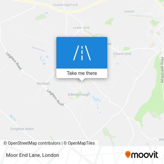 Moor End Lane map