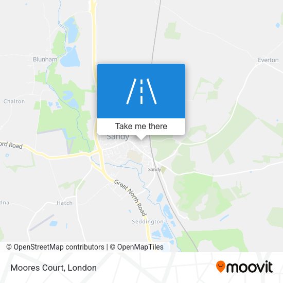 Moores Court map