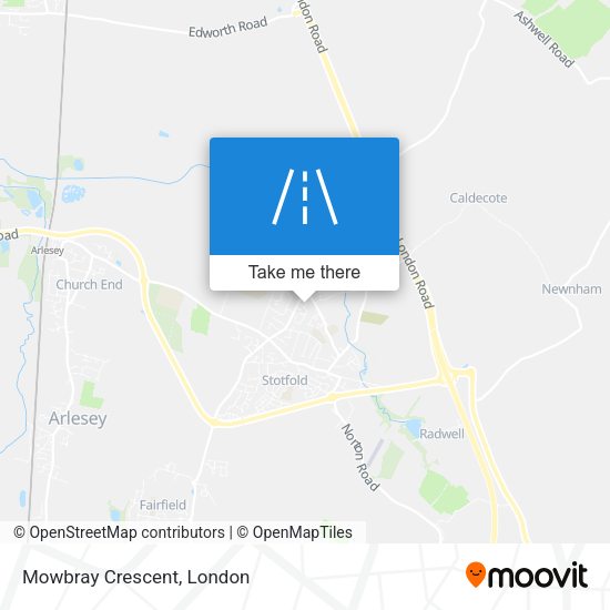 Mowbray Crescent map