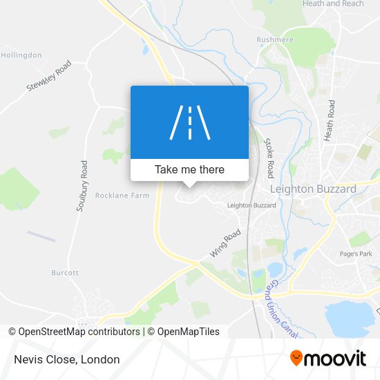 Nevis Close map