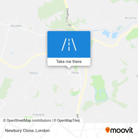 Newbury Close map