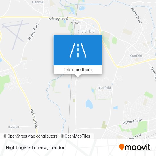 Nightingale Terrace map