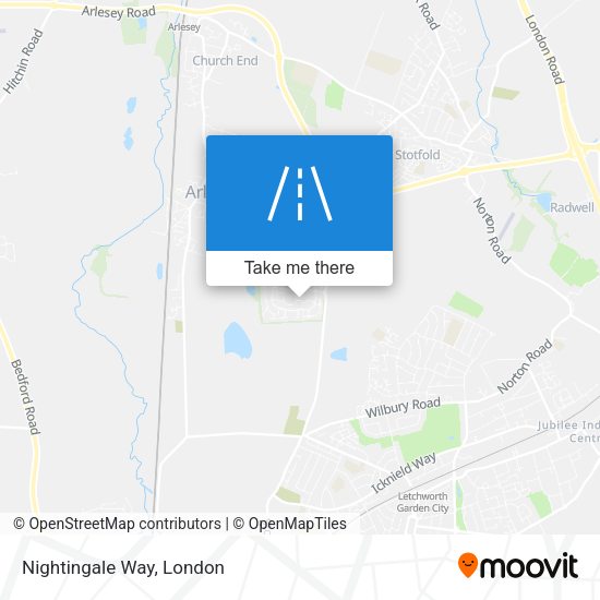Nightingale Way map
