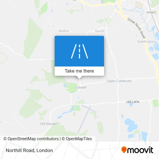 Northill Road map