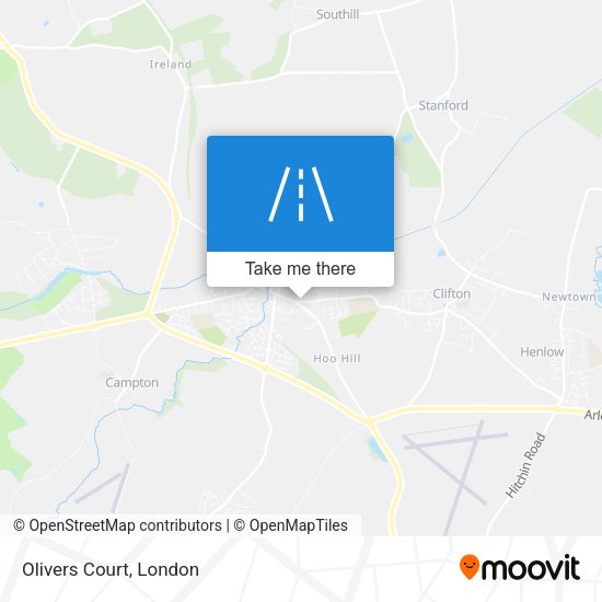 Olivers Court map