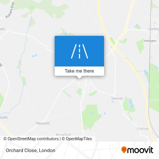 Orchard Close map
