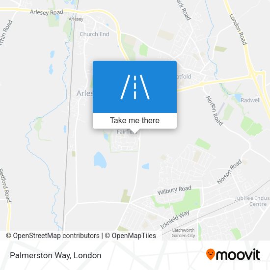 Palmerston Way map