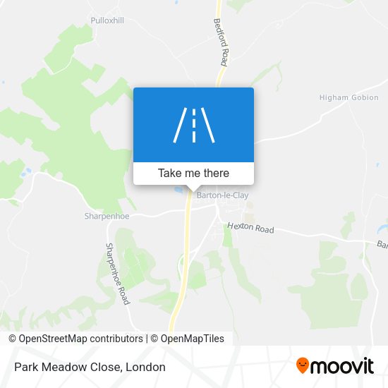 Park Meadow Close map