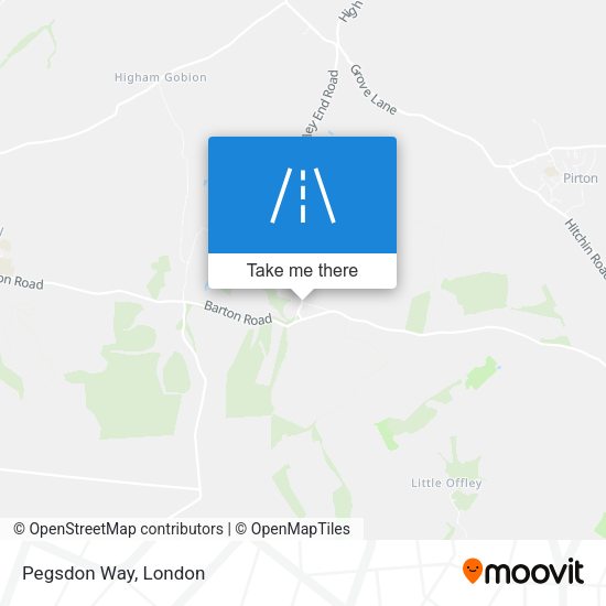 Pegsdon Way map