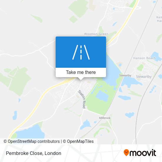 Pembroke Close map