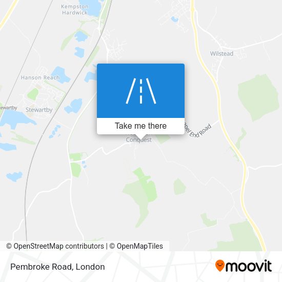 Pembroke Road map