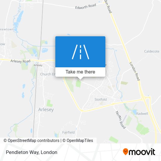 Pendleton Way map