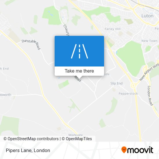 Pipers Lane map