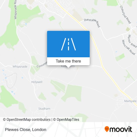 Plewes Close map