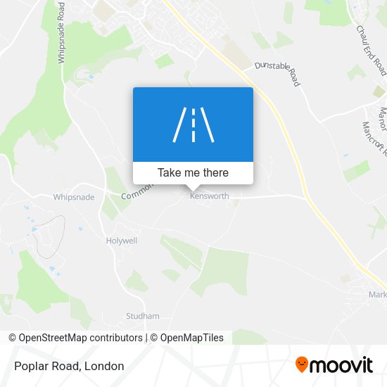 Poplar Road map