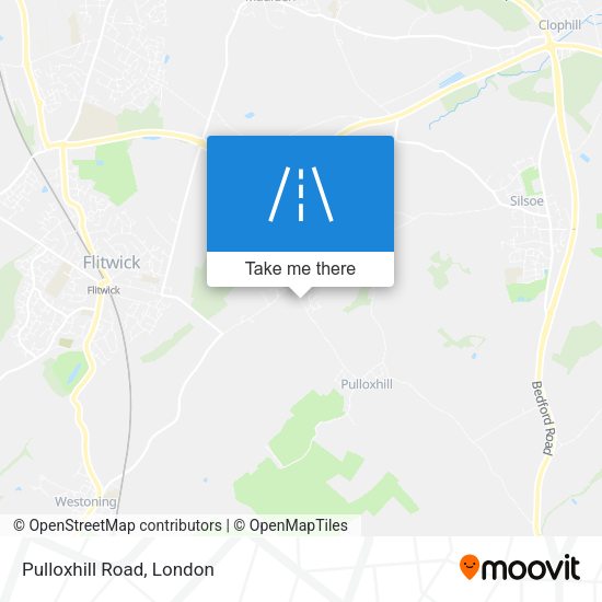 Pulloxhill Road map