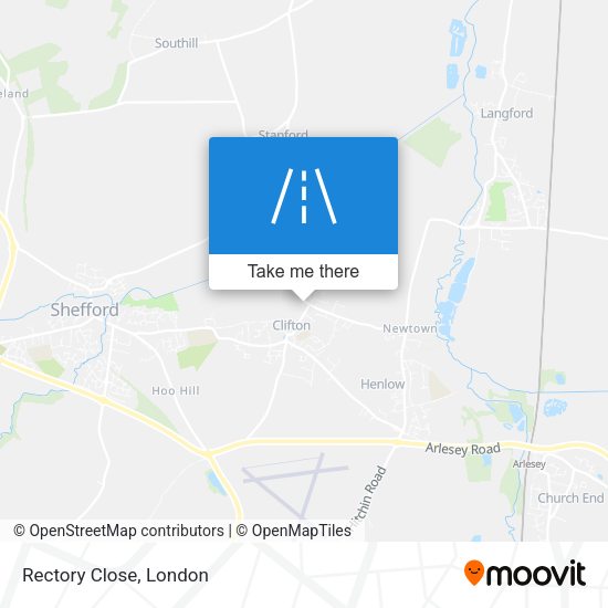 Rectory Close map