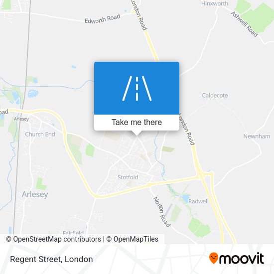 Regent Street map