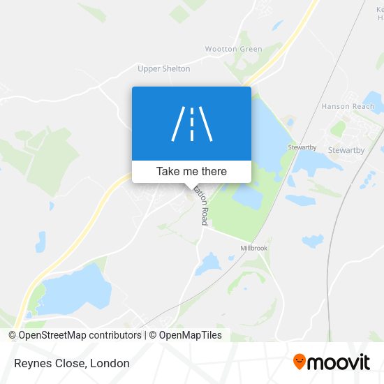 Reynes Close map