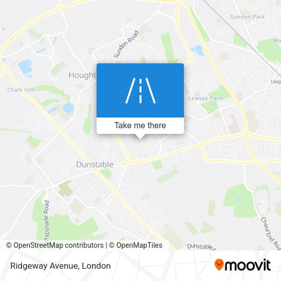 Ridgeway Avenue map