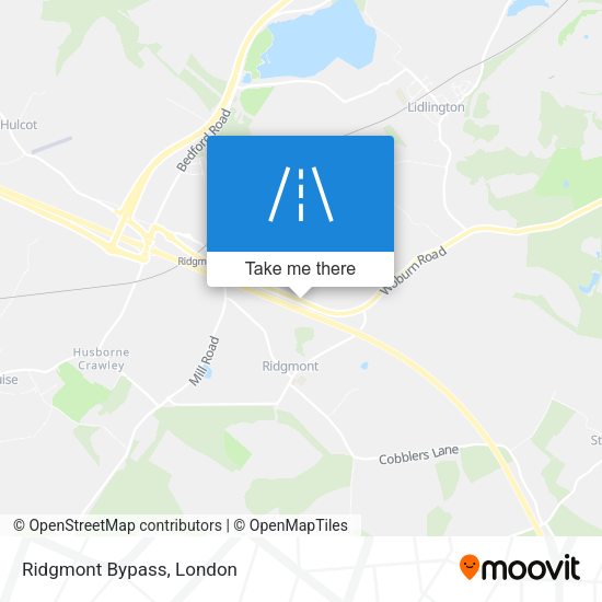 Ridgmont Bypass map