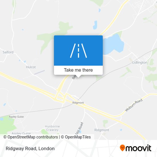 Ridgway Road map