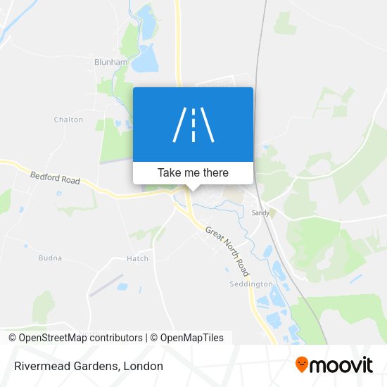Rivermead Gardens map