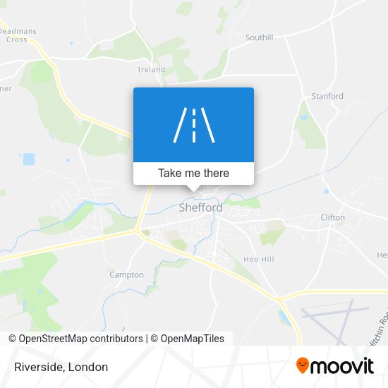 Riverside map