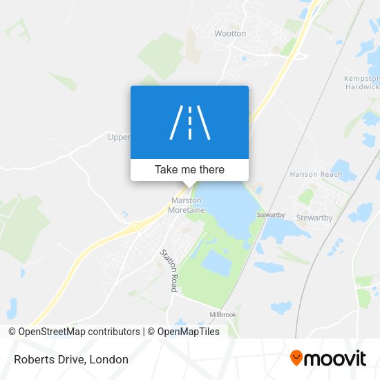 Roberts Drive map