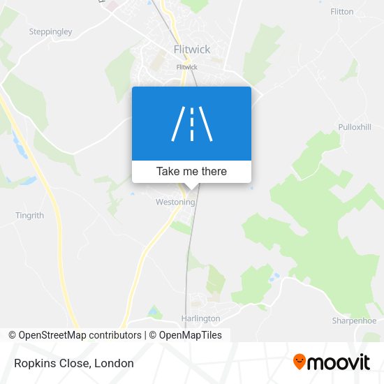 Ropkins Close map