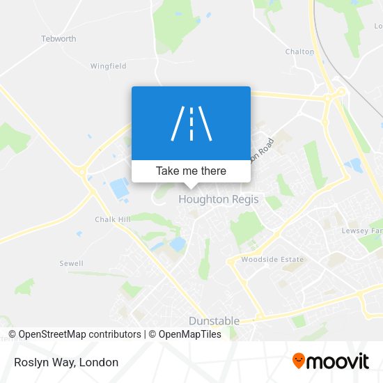Roslyn Way map