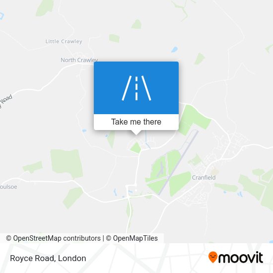 Royce Road map