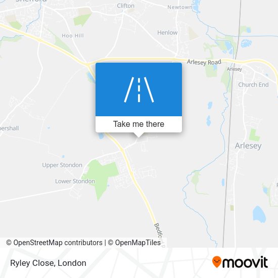 Ryley Close map