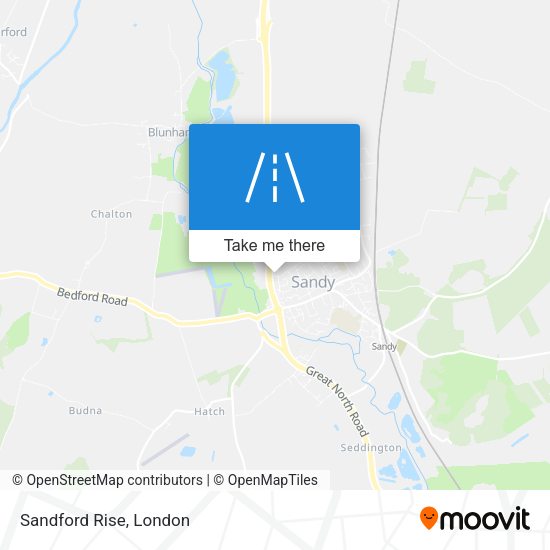 Sandford Rise map