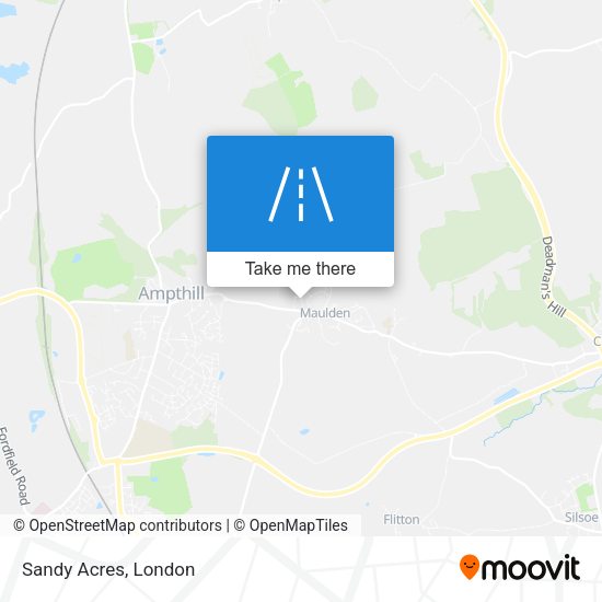 Sandy Acres map