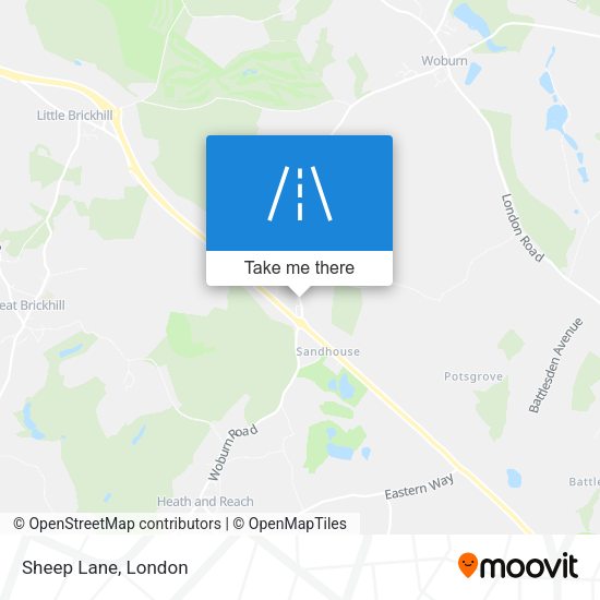 Sheep Lane map