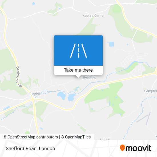 Shefford Road map