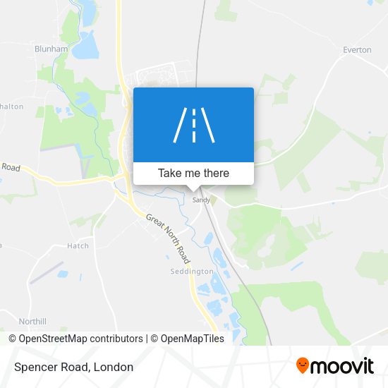 Spencer Road map