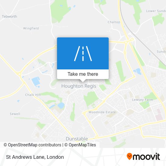 St Andrews Lane map